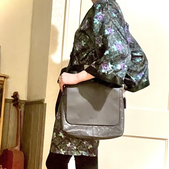 Coach Map Bag in Midnight Blue - Picture 9 of 10